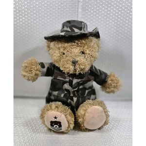 ZZZ Bears Sleeptight Plush Bear, Sgt Insignia, Digital Camo Uniform, 15"T, EUC